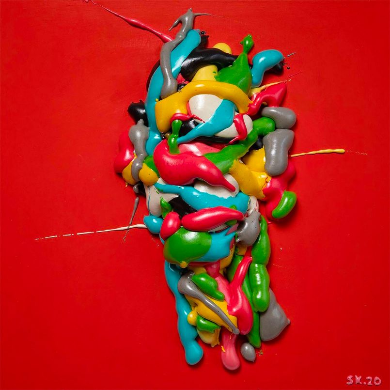 Colorful Foam Paintings By Salman Khoshroo Daily Design Inspiration