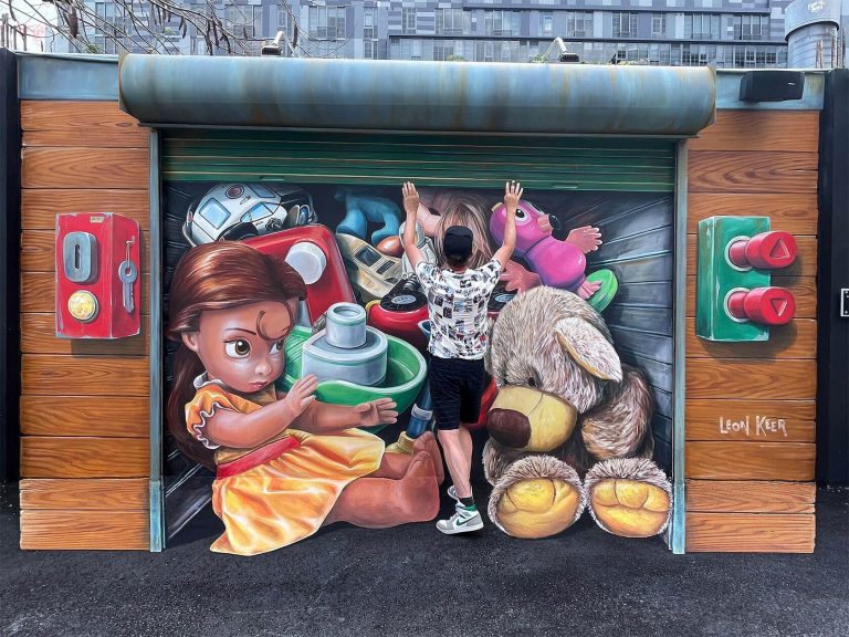 Three Dimensional Murals Street Art By Leon Keer Daily Design