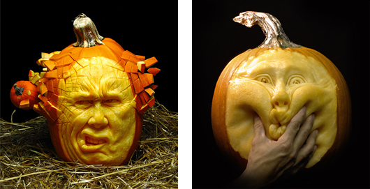 Amazing 3D Pumpkin Carvings by Ray Villafane | Daily design inspiration ...