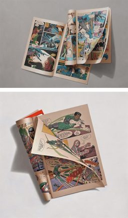 Photorealistic Comic Book Paintings by Sharon Moody | Daily design ...