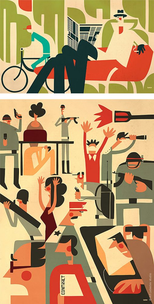 Illustrations by Iv Orlov | Daily design inspiration for creatives ...