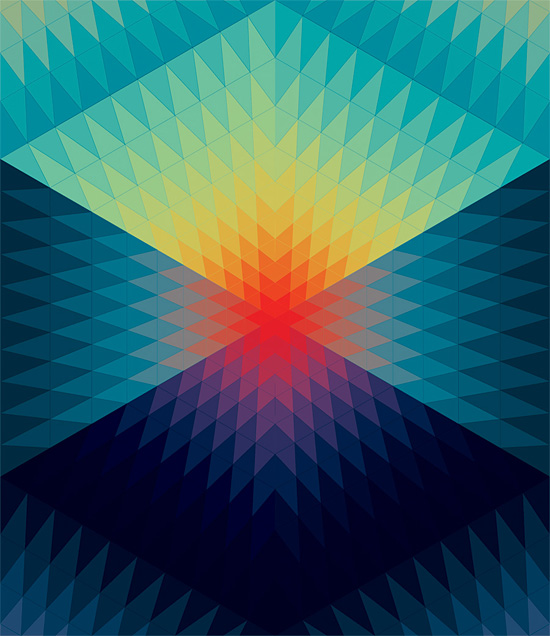 Hypnotic Geometric Compositions by Andy Gilmore | Daily design ...