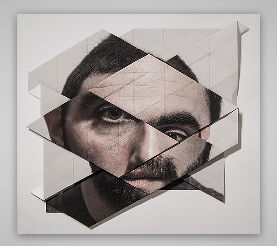 Distorted Origami Faces by Aldo Tolino | Daily design inspiration for ...