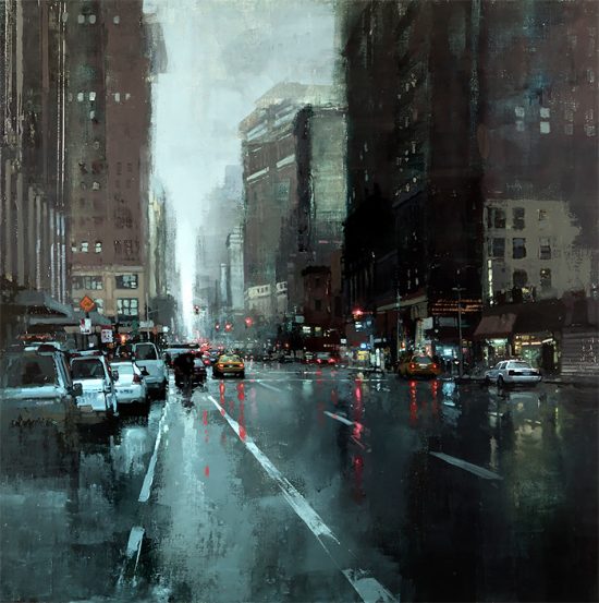 New Cityscape Paintings by Jeremy Mann | Daily design inspiration for ...