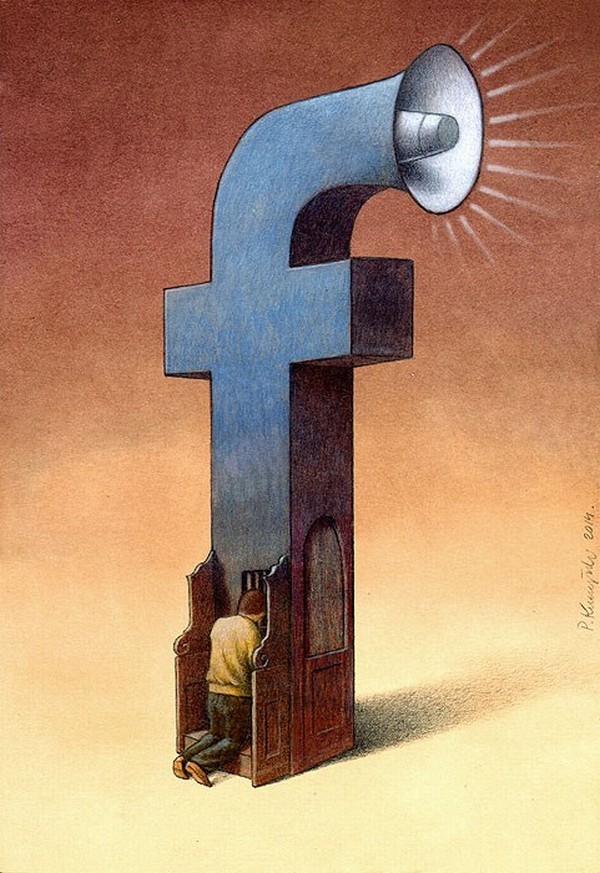 Thought-Provoking Facebook Illustrations by Pawel Kuczynski | Daily