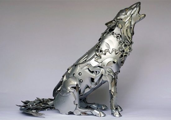 Hubcap Creatures: Recycled Sculptures by Ptolemy Elrington | Daily ...