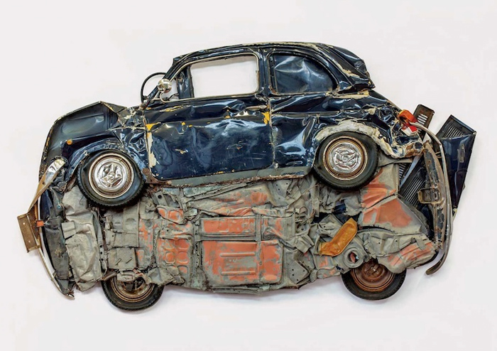 The Paris Review - Ron Arad's Haunting, Flattened Cars Remind of