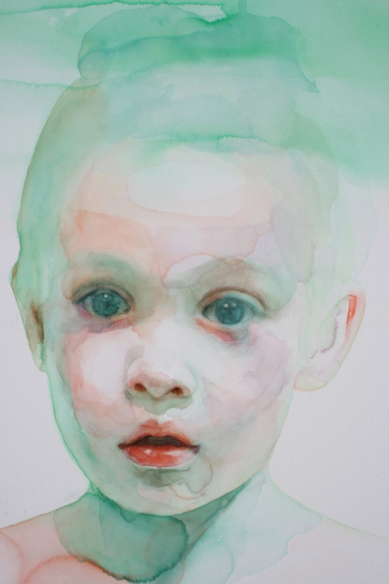 Immerse: Watercolor Portraits by Ali Cavanaugh | Daily design ...