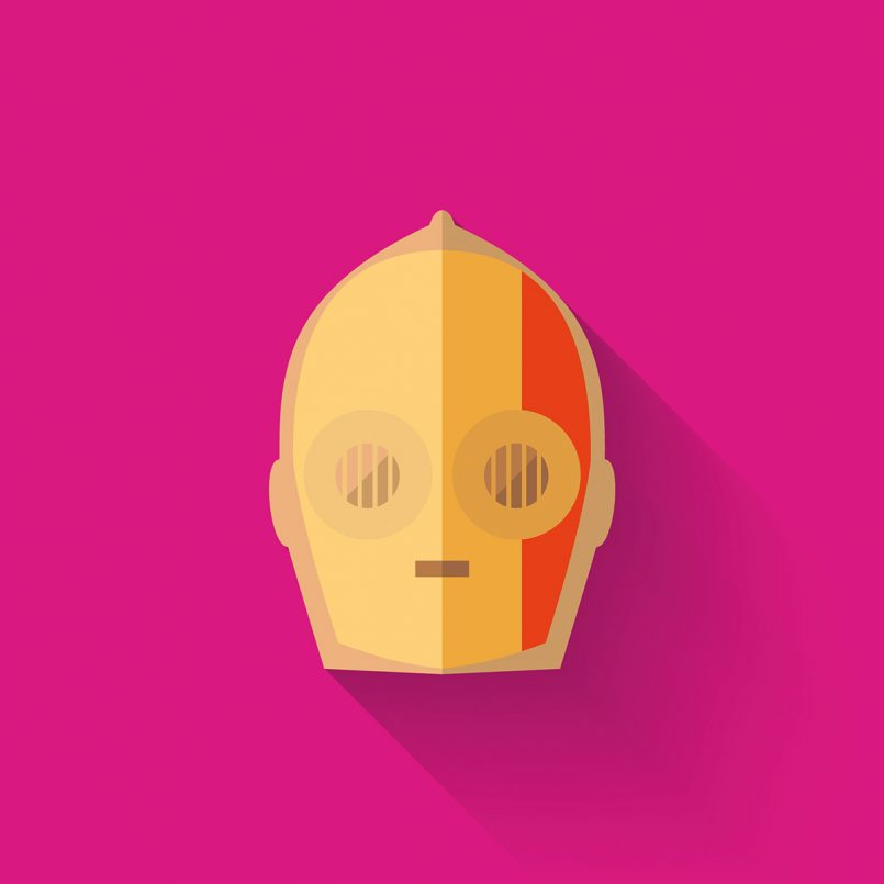 Star Wars: The Flat Awakens by Filipe de Carvalho | Daily design ...