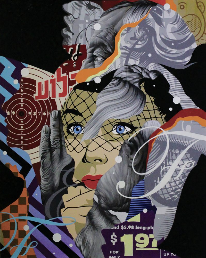 Mixed Media Portrait Paintings By Tristan Eaton | Daily Design ...