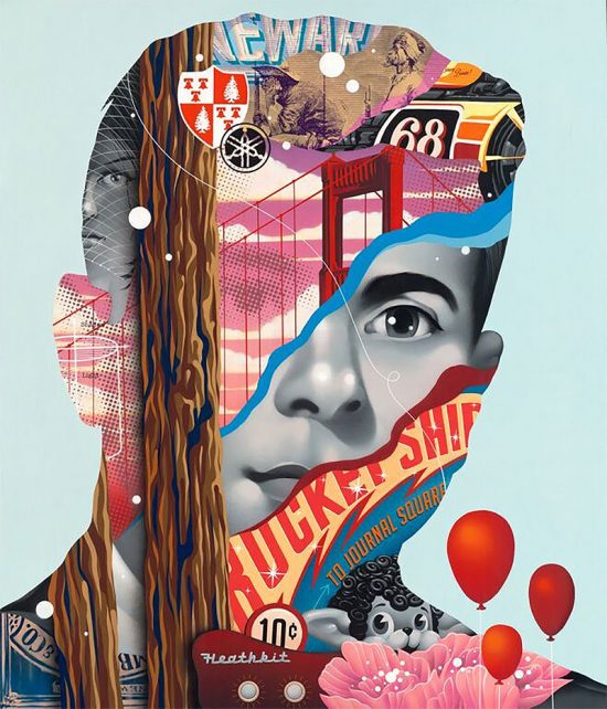 Mixed Media Portrait Paintings by Tristan Eaton | Daily design ...