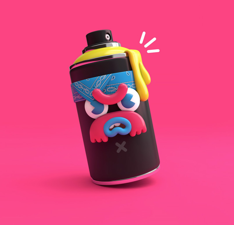 New 3D Illustrations by El Grand Chamaco | Daily design inspiration for ...