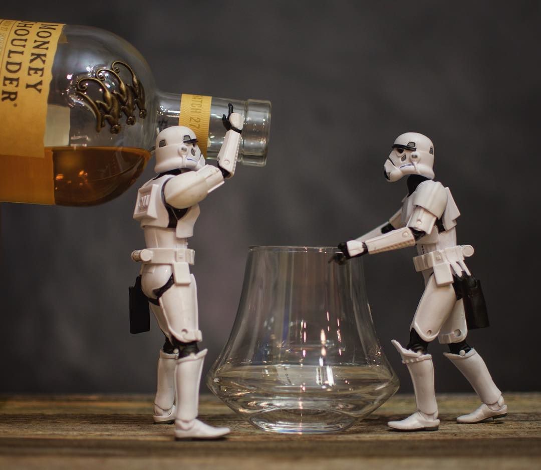 The Scotch Trooper: Taking Star Wars action figures and whisky on