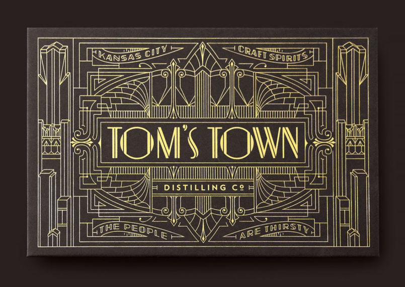 Tom's Town Distilling Co. Branding by Kevin Cantrell | Daily design ...