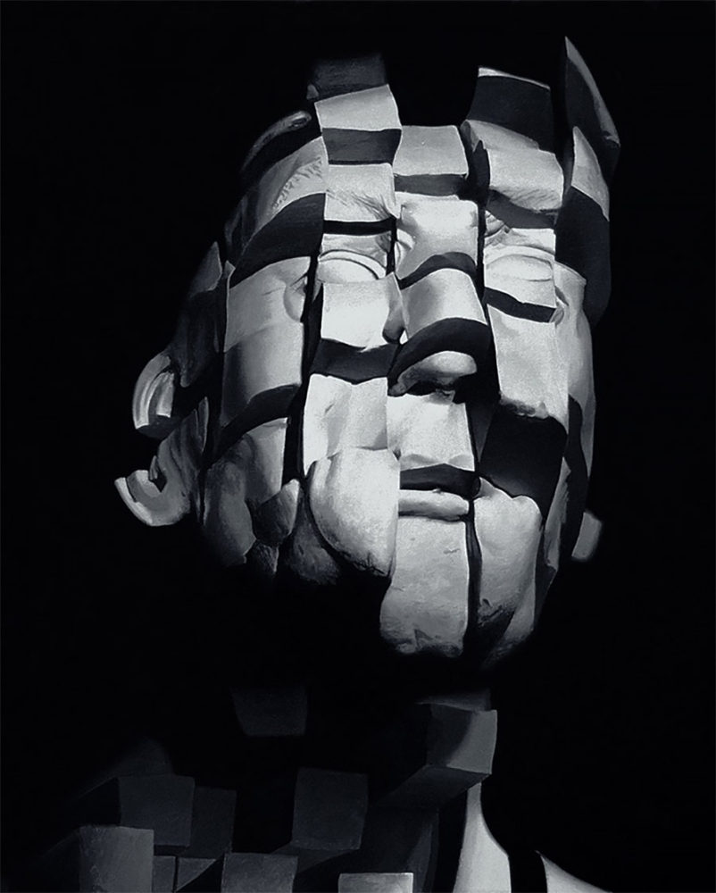 Surface Fragmented Portraits By Ben Howe Daily Design Inspiration