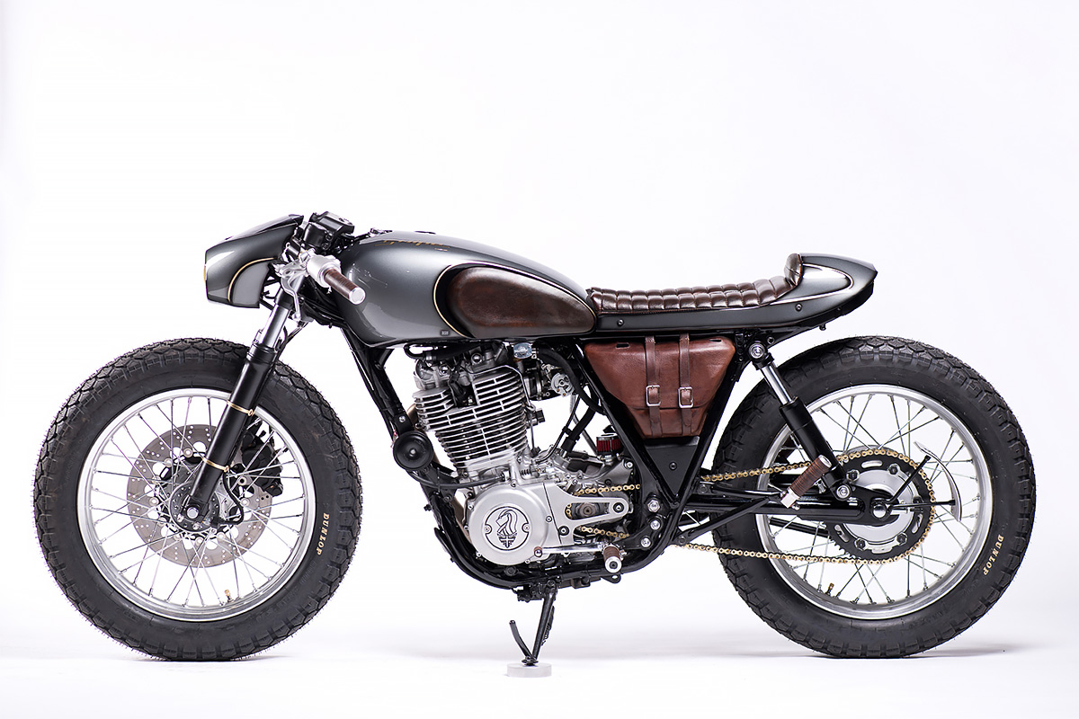 The Snipe Custom Yamaha SR400  by Old Empire Motorcycles 