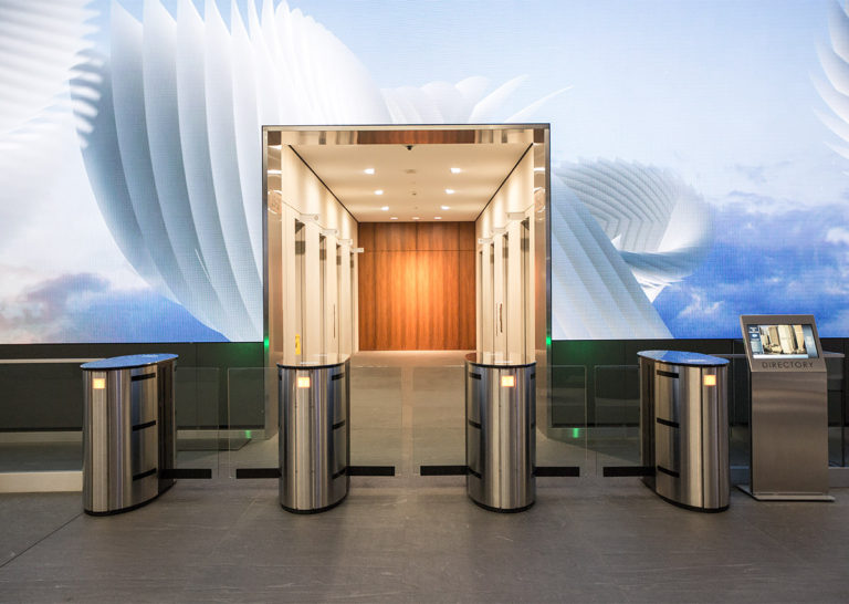 Salesforce Video Wall Digital Art Installation by Obscura Daily