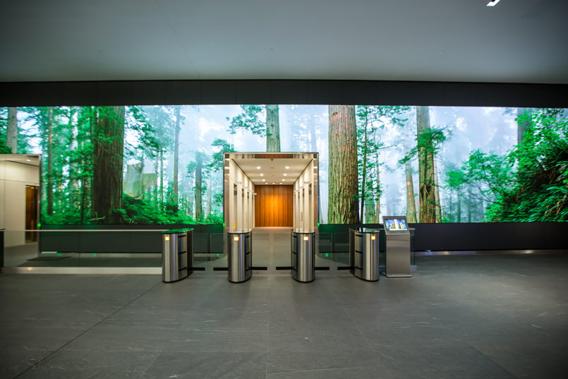 Salesforce Video Wall Digital Art Installation by Obscura Daily