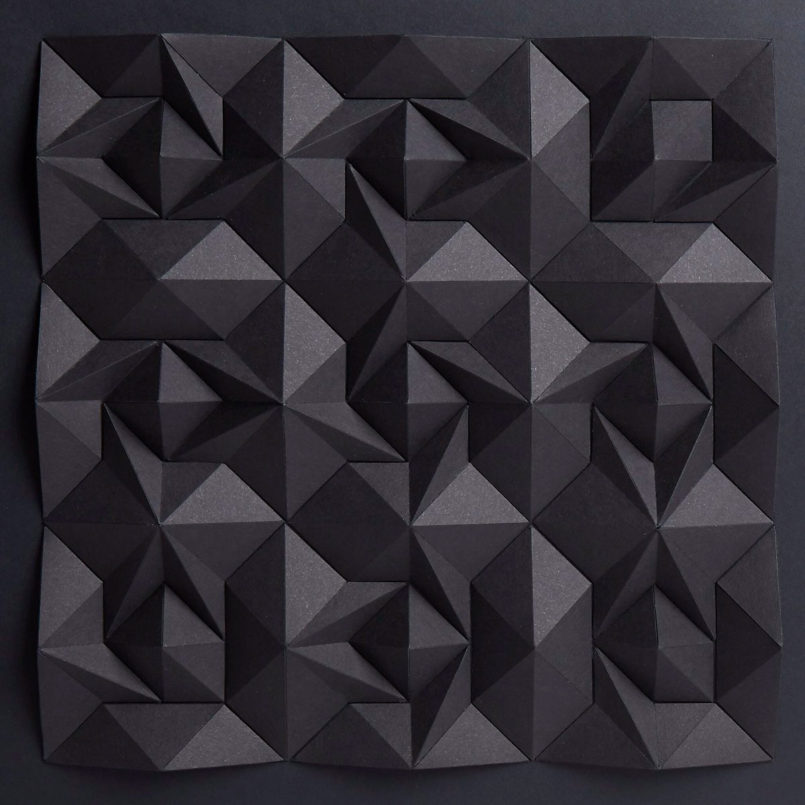 Gorgeous Geometric Paper Sculptures by Matthew Shlian | Daily design ...