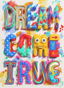 3D Typography by Jenue | Daily design inspiration for creatives ...