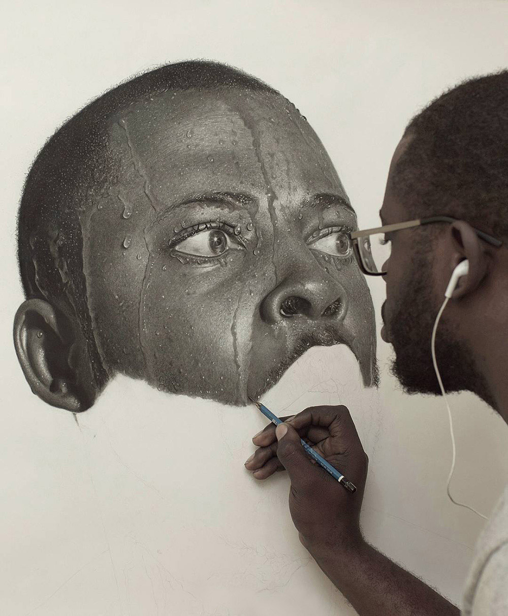 HyperRealistic Pencil Drawings by Arinze Stanley Daily design