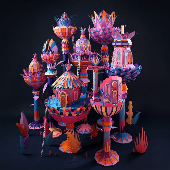 Forest Folks Paper Artworks by Zim&Zou Daily design inspiration for