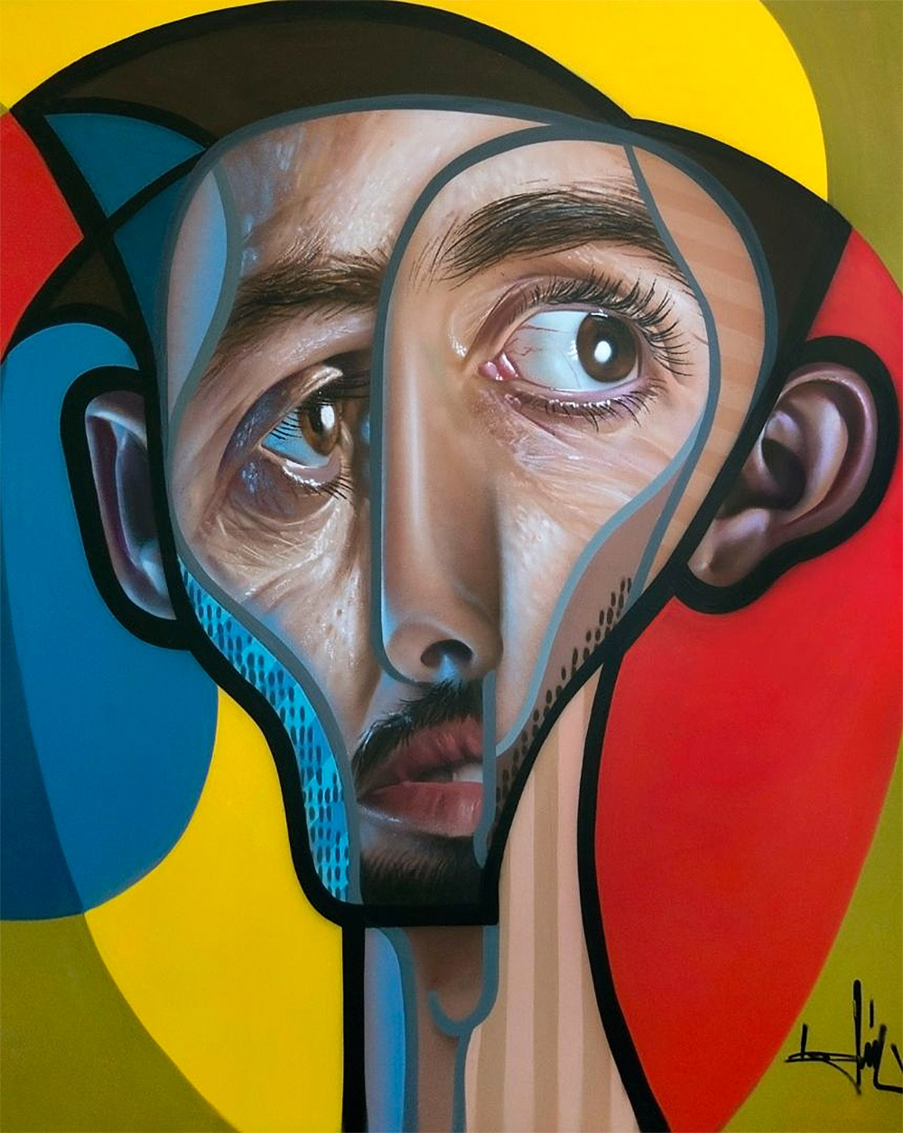 Post Neo Cubism: Paintings & Murals by Belin | Daily design inspiration