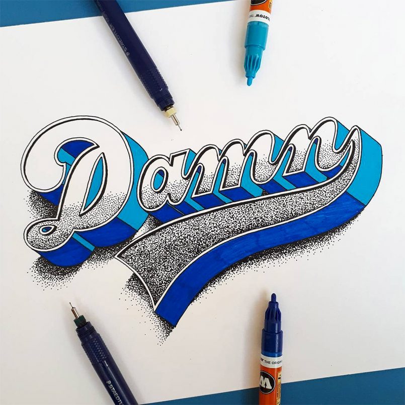 Sweet Hand-Lettering Artworks by Guillermo Vigil | Daily design ...