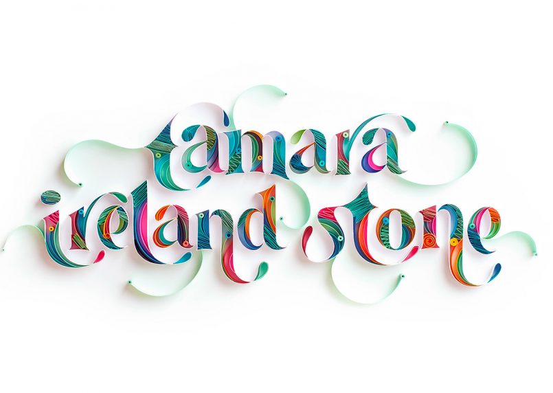 New Typographic Paper Artworks by Sabeena Karnik | Daily design ...