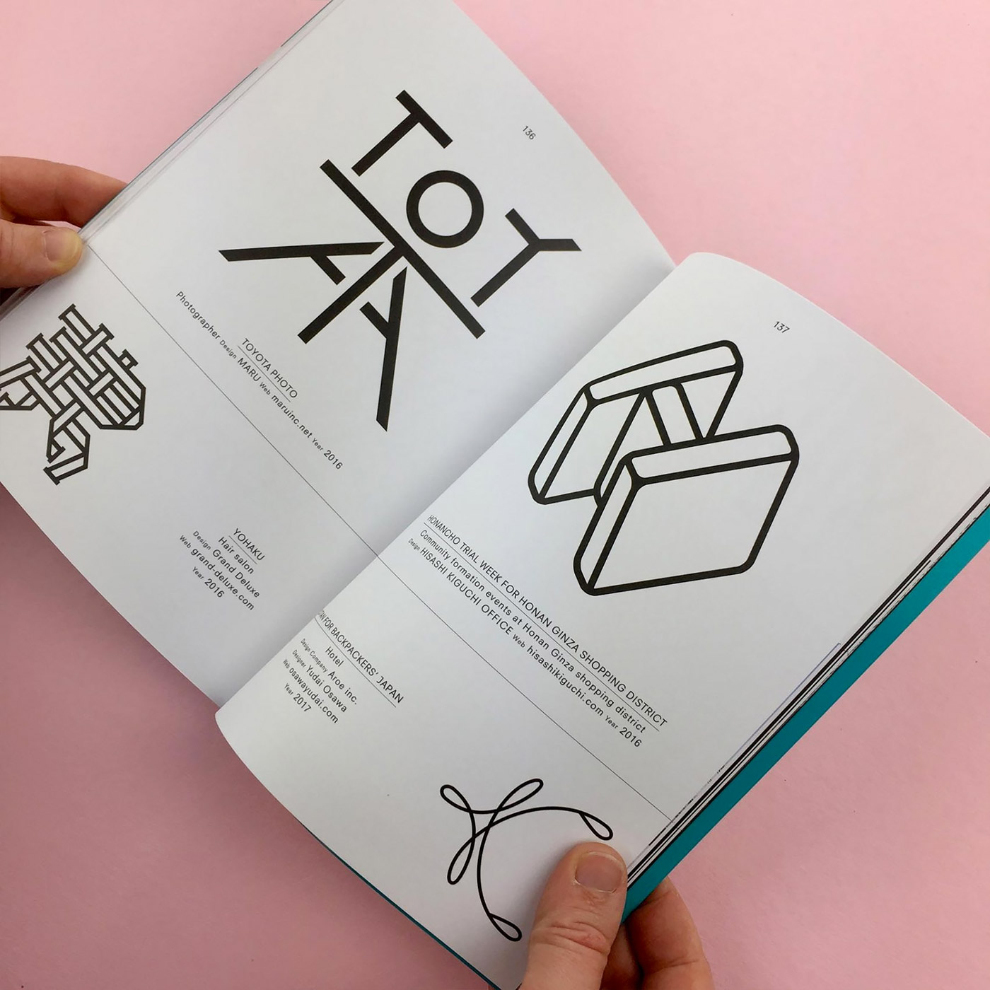 Japanese Logo Design Book Kanji Hiragana Katakana from Japan