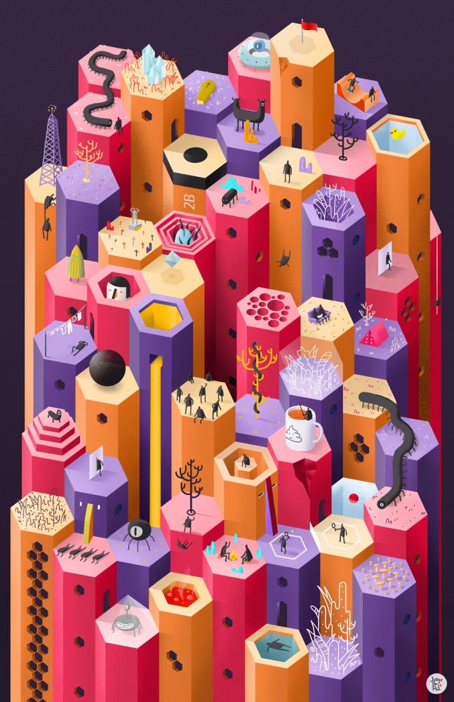 Vibrant Editorial Illustrations by Jorge De la Paz | Daily design ...