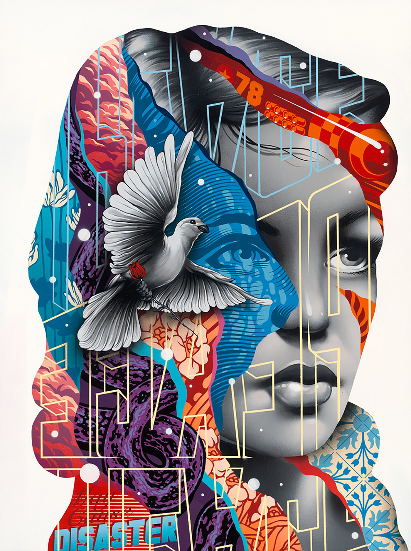 New Mixed Media Artworks by Tristan Eaton | Daily design inspiration