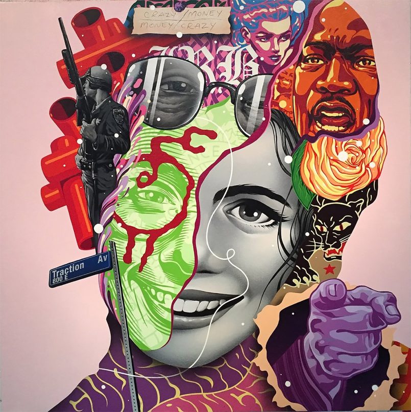 New Mixed Media Artworks by Tristan Eaton | Daily design inspiration ...