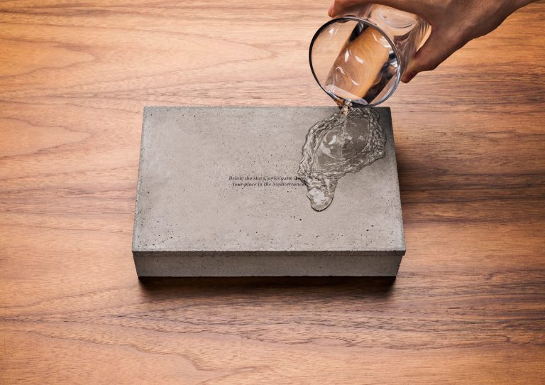 Nikola The first concrete book that reacts to water Daily design