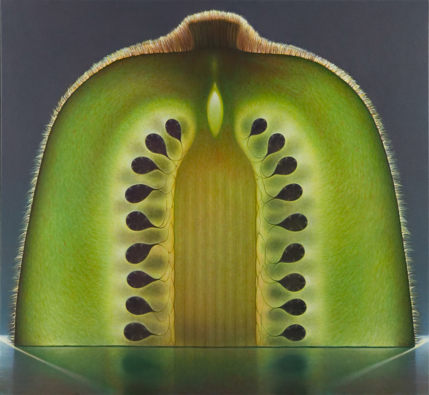 Realistic Paintings Of Illuminated Fruit By Dennis Wojtkiewicz Daily 