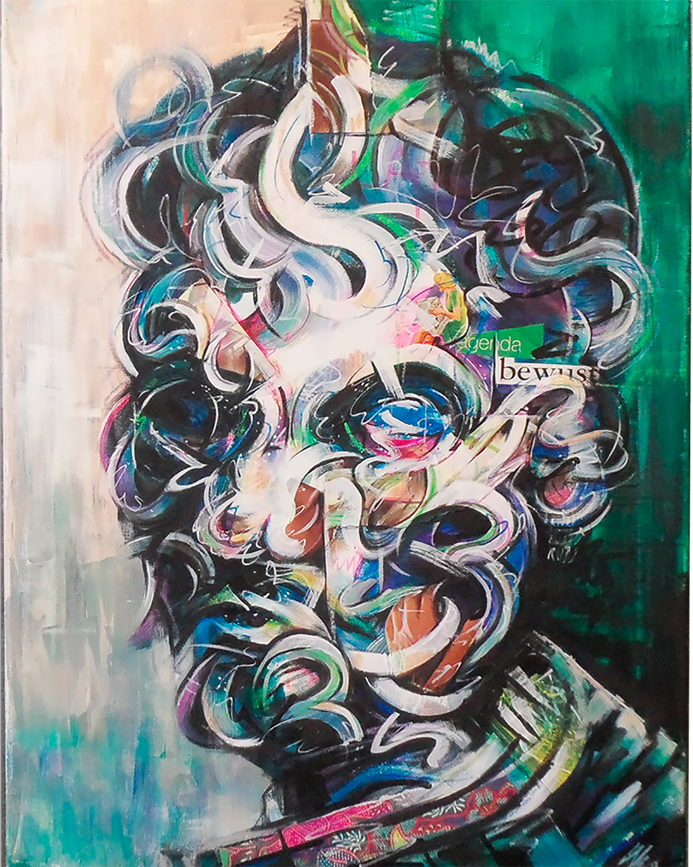 Abstract Portraits: Powerful Paintings by Mathijs Vissers | Daily ...