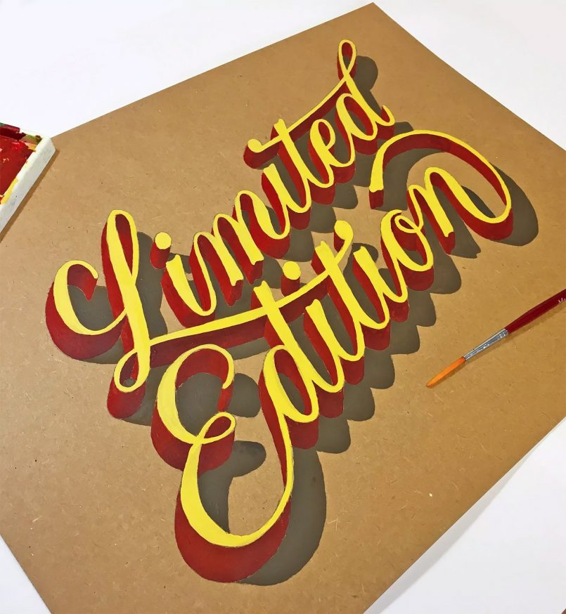 3D Hand-Lettering by James Lewis | Daily design inspiration for