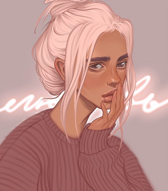 Female Portraits by Karina Yashagina | Daily design inspiration for ...