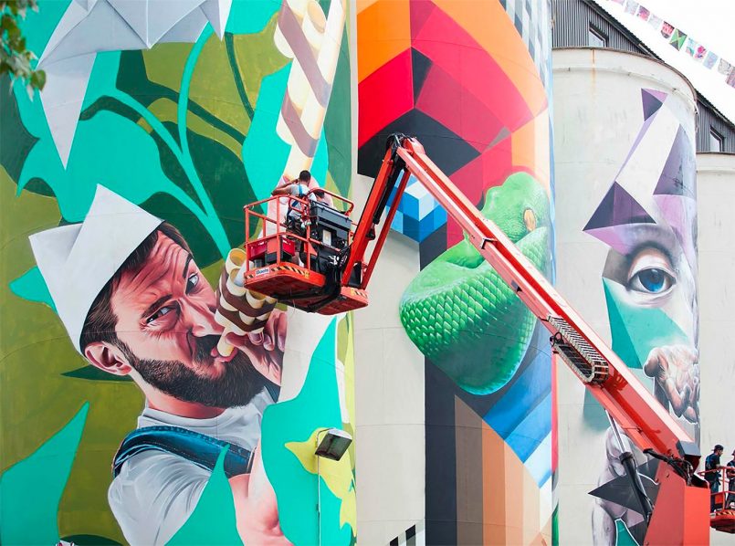 Large-Scale Murals by Studio Giftig | Daily design inspiration for ...