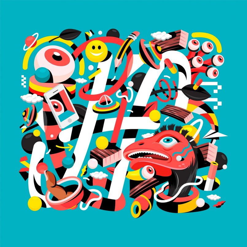 Trippy Illustrations by David Oku | Daily design inspiration for ...