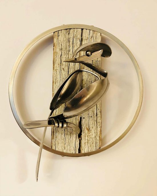 Animal Sculptures Made Out Of Old Cutlery By Matt Wilson 