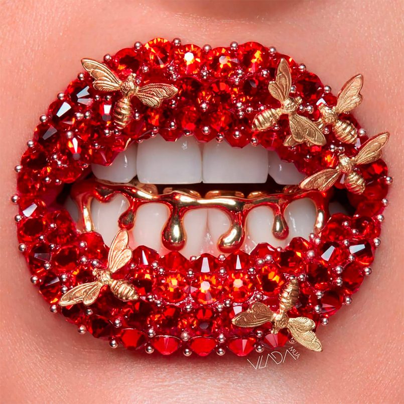 Striking Lip Artworks by Vlada Haggerty | Daily design inspiration for ...