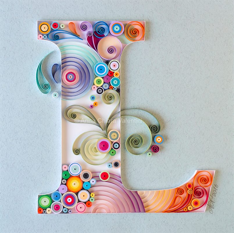 Creative Paper Lettering Artworks by Anna Chiara Valentini | Daily ...