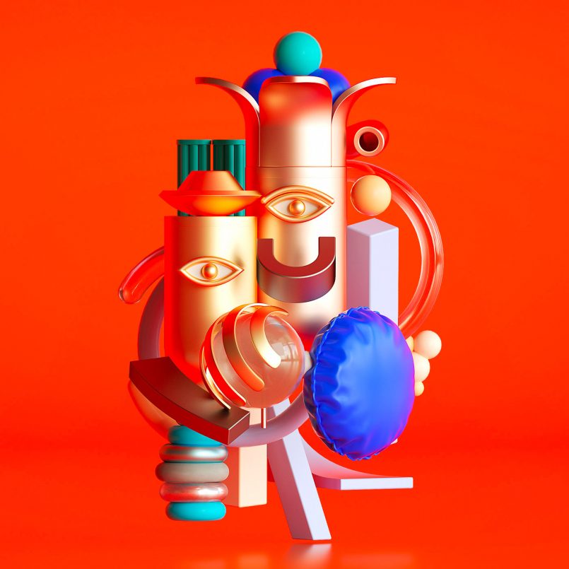 Picasso Characters: 3D Artworks by Omar Aqil | Daily design inspiration ...