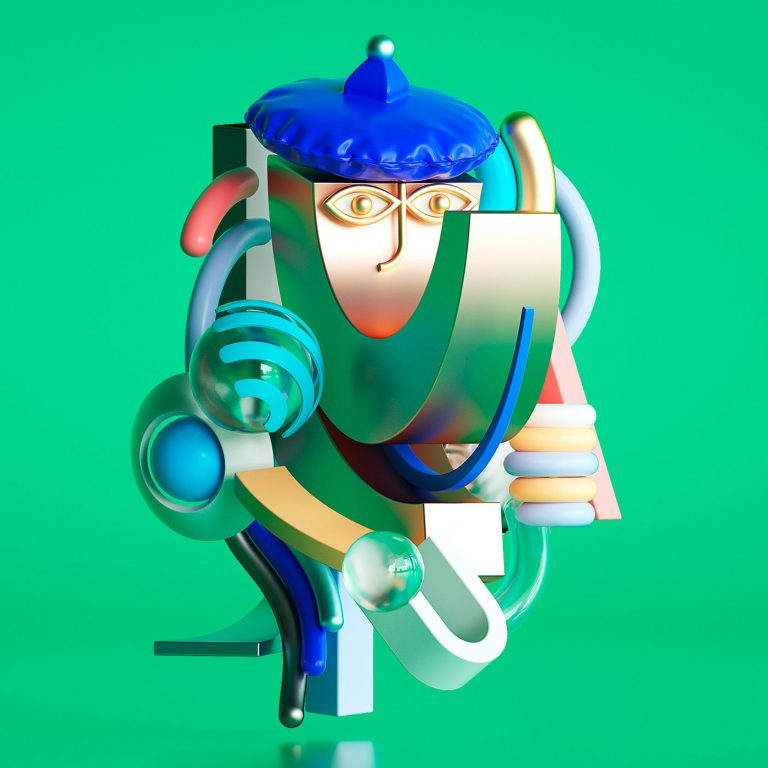Picasso Characters: 3D Artworks by Omar Aqil | Daily design inspiration ...