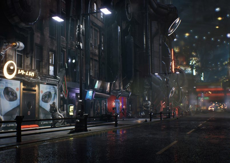 Cyberpunk City Level Concept by Krzysiek Burzynski | Daily design ...