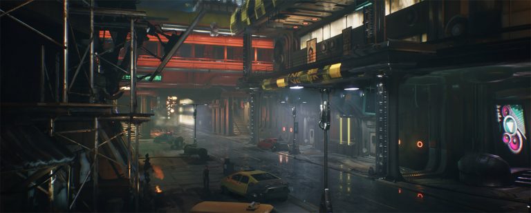 Cyberpunk City Level Concept by Krzysiek Burzynski | Daily design ...