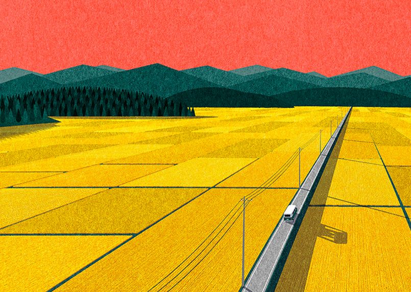 A year long journey: Landscape Illustrations by Ryo Takemasa | Daily ...