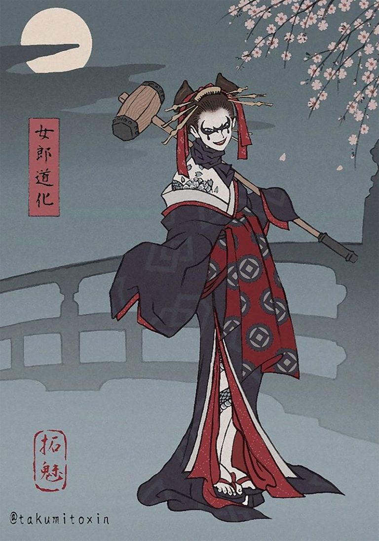 Japanese Style Superheroes & Villains by Takumi Daily design