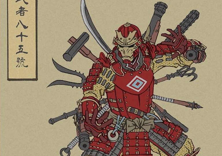 Japanese Style Superheroes & Villains by Takumi Daily design